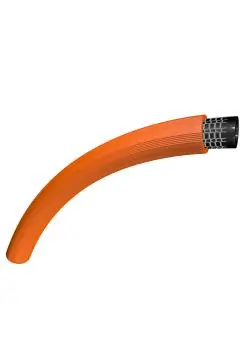 Saisonangebot Dreischichtiger Trikotgewebeschlauch Rubvyl® - Innen-Ø 19 bis 25 mm - Außen-Ø 25 bis 31,5 mm - Länge 50 m - schwarz - Preis per Rolle