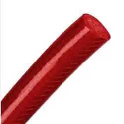 Bestseller PVC-Druckschlauch - Innen-Ø 6 bis 19 mm - rot - transparent - phthalatfre - Preis per Meter und per Rolle