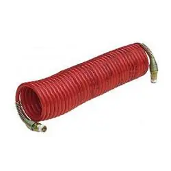 Spiralschlauch Nylon - rot - Innen-Ø 6 bis 25,4 mm - AG 1/4" bis 1" - Länge 3 bis 10 m - Preis per Stück Nur Für Kurze Zeit