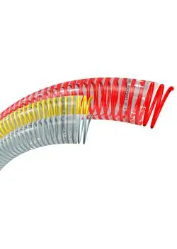 Schnäppchen PVC-Spiralschlauch Spirabel® Vendanges SF - Innen-Ø 40 bis 70 mm - Außen-Ø 48,6 bis 81 mm - Länge 25 m - transparent - Preis per Rolle