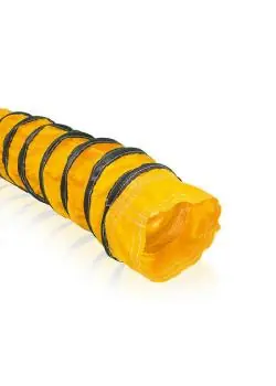 Neuheit NHT-1 - Lüfterschlauch - Innen-Ø 105 bis 710 mm - gelb oder weiß - 7,6 m - Preis per Rolle