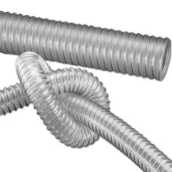 AIRDUC® PUR-INOX 351 FOOD-AS - Lebensmittelschlauch - Innen-Ø 38 bis 150 mm - Außen-Ø 46 bis 159 mm - Preis per Meter und Rolle Direktkauf