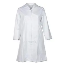 Damen Berufsmantel "Food" - 65 % Polyester/35 % Baumwolle - Größe 40 - weiß Preisreduziert