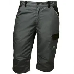 Canvas 3/4 Shorts "PORTO" - elysee - grau/schwarz - Größe 46 Neuheit