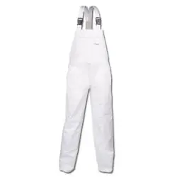 Latzhose "LORCH" - 100% BW - Stoffgewicht 290 g/m² - reinweiß Preisknaller