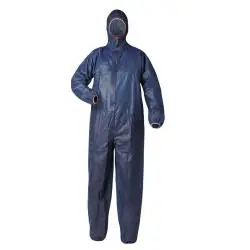 Zertifiziert PP-Overall - "Moabit" - PSA Kategorie 1 - 100% Polypropylen ca. 40g/m² - blau - Größen M-XXXL
