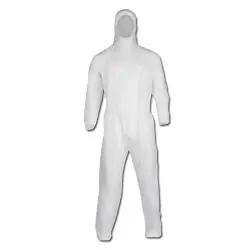 Overall "SCHÖNEBERG" 100% PP - 40 g/m² Farbe weiß Heißes Angebot
