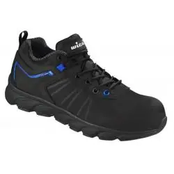 Preiswert VEZZO Arbeitshalbschuhe - schwar, blau abgestzt - Weite 10,5 - Größe 36 bis 48
