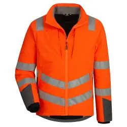 Warnschutz Steppjacke "Bechtol" - 100% Polyester - Farbe orange/grau - Größen XS-4XL Schnäppchen