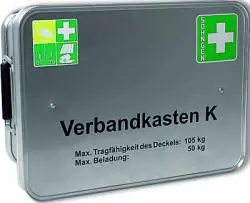 Verbandkasten "Feuerwehr/Rettungsd." - gefüllt - Alu - DIN 14142 Angebot