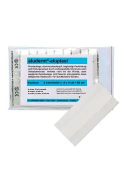 Neuheit Pflaster aluderm®-aluplast elastisch - Farbe weiß - versch. Größen