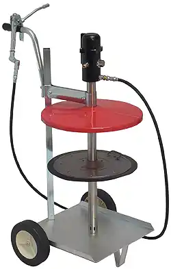 Bestseller Druckluft Fettpresse - Mobil - Druckübersetzung 1:55 - 3,5m HD-Abschmierschlauch