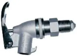 Aktuell Zapfhahn - Edelstahl - selbstschließend - Flammsperre - Aufhängevorrichtung - Anschlussgewinde G 3/4"