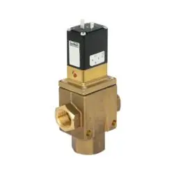 3/2-Wege - Magnetventil - Typ 6430 - Messing - neutrale Medien - IG G 1/2" bis G 1" - stromlos geöffnet (N.O.) - PN 1 bis 16 Neue Kollektion