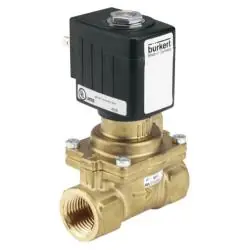 Nur Für Kurze Zeit 2/2-Wege - Magnetventil - Typ 6281 - Messing - Mehrmedien - G 3/4" - 2"stomlos geschlossen (N.C.) - PN 0,2 bis 16 - 24 und 230 V