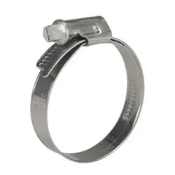 Schneckengewinde-Schlauchschelle - 12 mm breit - Chromnickelstahl 1.4301 (V2A) - Spannbereich 190 bis 210 mm - VE 10 Stück - Preis per VE Aktuell