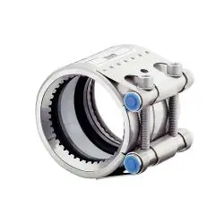 Echt Rohrkupplung GRIP E - W5 und NBR - Rohrweite 26,9 bis 168,3 mm - Spannbereich-Ø 26,4 bis 170,1 mm - Preis per Stück