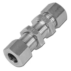 Wochenendangebot Gerade Schottverschraubung - Baureihe L - Edelstahl 1.4571 - Rohr-Ø außen 6 bis 42 mm - PN 160 bis 315