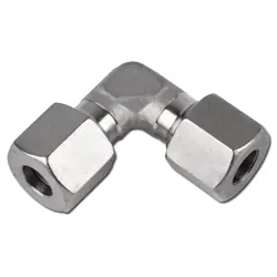 Ausverkauf Winkel-Schneidringverschraubung - Baureihe L - Edelstahl 1.4571 - Rohr-Ø außen 6 bis 42 mm - PN 160 bis 315