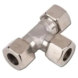 T-Schneidringverschraubung - Baureihe S - Edelstahl 1.4571 - Rohr-Ø 6 bis 38 mm - PN 315 bis 630 Super-Preis