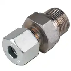 Einschraubverschraubung - Baureihe S - Stahl verzinkt - Rohr-Ø 6 bis 38 mm - AG M12 x 1,5 bis M48 x 2 - PN 250 bis 630 Knallerangebot