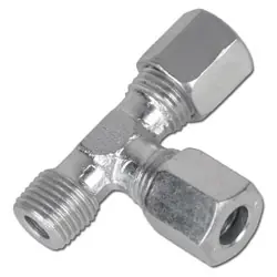 L-Einschraubverschraubung - Baureihe LL - Stahl verzinkt - Rohr-Ø 4 bis 8 mm - AG M8 x 1 bis M10 x 1 mm (kon.) - PN 100 Neu Im Sortiment
