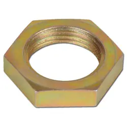 Must-Have Gegenmutter - Baureihe S - Stahl verzinkt - Rohr-Ø 12 bis 30 mm - zyl. Innengewinde M20 x 1,5 bis M42 x 2 mm