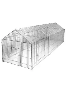 Erweiterungsset zu Freilaufgehege 890170345100 - Länge 110 cm - Breite 103 cm - Höhe 103 cm - Gitterabstand 3,6 cm - Metall verzinkt Neue Ware