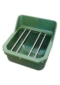 Fohlentrog - Breite 33 cm - Höhe 33,5 cm - Tiefe 28 cm - mit Metallstäbe Zertifiziert