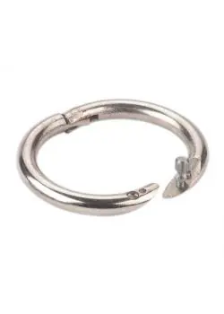 Billig Bullennasenring - vernickelt, rostfrei oder Messing - Innen-Ø 54 mm - Preis per Stück und VE