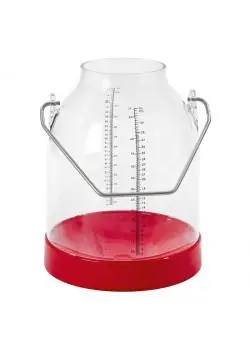 Super-Preis Melkeimer - Kunststoff (Polycarbonat) - Bügelhöhe 117 bis 143 mm - 30 l - mit Skala - rot, blau und grün