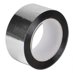 Ausverkauf Nahtband - RK-602 PP-aluminisiert - silber 50 mm breit - Rollenlänge 100 m