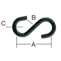 Dekor-Schraubhaken - 31,5 x 6 x 3,8 mm - VE 10 Stück - Preis per VE Finale Aktion