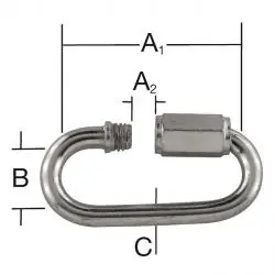 Meistverkauft Rapidglied - Stahl oder Edelstahl (V2A) - SB-verpackt oder im Handwerkerpack - Preis per VE