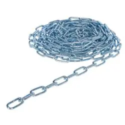 Meterkette - Metall verzinkt - gerade - Gliedstärke 3 bis 9 mm - VE 10 m - Preis per VE Neue Kollektion