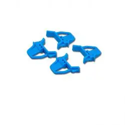 Saisonangebot Schiebeschnappverschlüsse ProfiPlus EuroBox 4S - 4er Set - Farbe blau