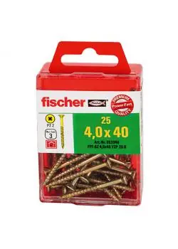 Expressversand Spanplattenschraube in Box - FPF-SZ YZP - Gewinde Ø 3,0 - 6,0 - Kreuzschlitz PZ - Teilgewinde