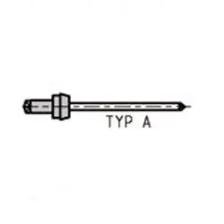 Must-Have Klemmprofil-Blindniete - A - Alu/ Stahl - Ø 4x7 mm - standard - 500 stk.