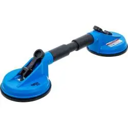 Sofort Bestellen Gummi-Doppelsauger - ABS - flexible Saugköpfe - Saugscheiben-Ø 120 mm - Länge 390 mm - Tragkraft 85 kg