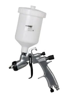 Günstig HVLP Farbspritzpistole 1,4 mm+600CC Kunstoff Fliessbecher