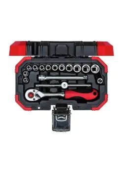 Angebot GEDORE red Steckschlüssel-Satz - Chrom-Vanadium-Stahl - 1/4 Zoll - 16-teilig