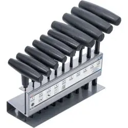 Zertifiziert Innensechskant-Stiftschlüssel-Satz 10-teilig - SW 2-10 mm