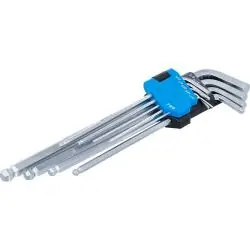 Innensechskant-Winkelschlüssel-Set 9-teilig - in Zoll mit den Größen 1/16" bis 3 Direktkauf