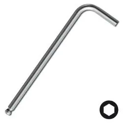 Echt Winkelschraubendreher SW 1,5 bis 12mm mit Kugelkopf - lang - Wera