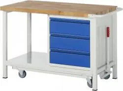 Angebot Werkbank "Basic 8157" - stationär/ mobil - mit Unterbau